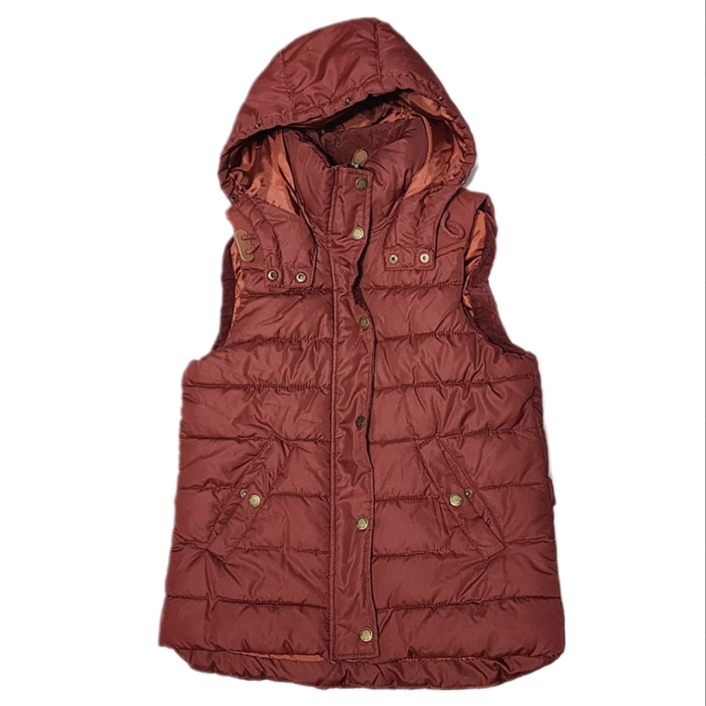 H&M hooded vest US4